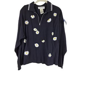 Women's sweater long sleeve XL Victoria  Sport  black